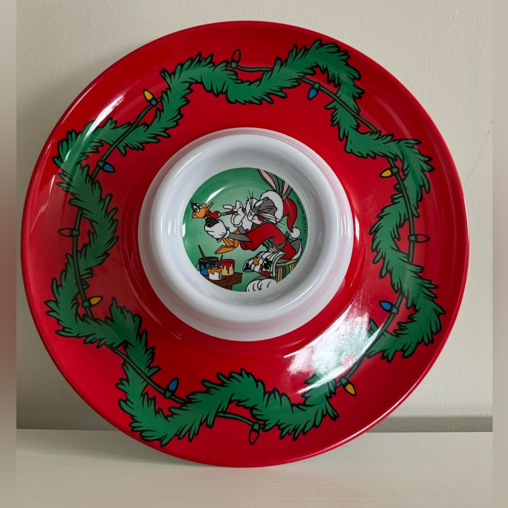 Vintage Looney Tunes Christmas Platter